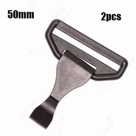 2/4 st Webbing Rem Spänne Skjutfäste 1 1