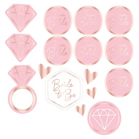 Roséguldiga Gnuggis Tatueringar Team Bride