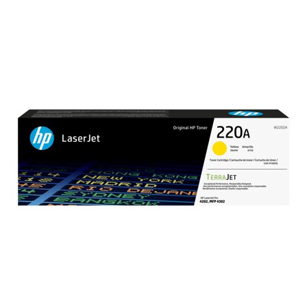HP 220A - gul - original - LaserJet - tonerpatron (W2202A)