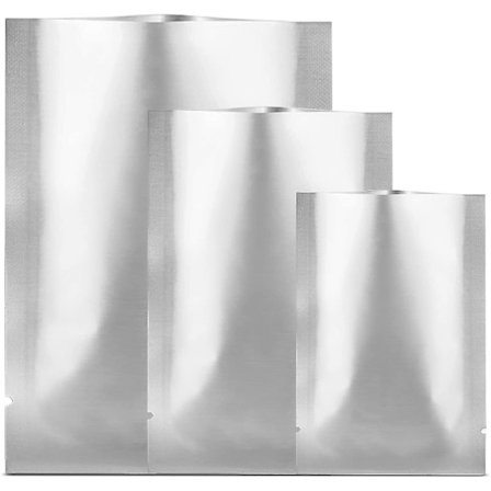 30 st Mylar aluminiumfoliepåsar, 3 storlekar Mylar-påsar för livsmedelsförvaring