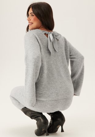 VILA Viretta O-neck L/S KNIT BOW TO Klær