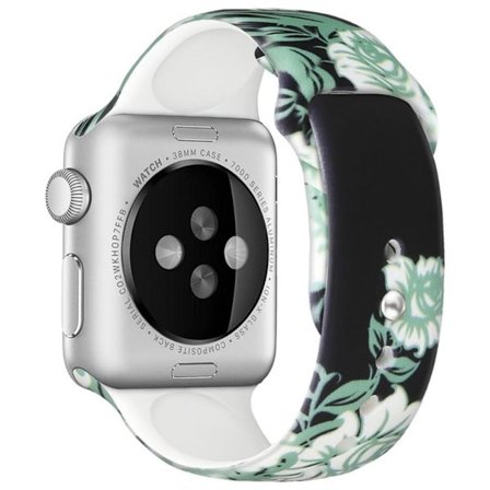 Apple Watch Series 8 (45mm) / Watch Ultra cool kuvioitu silikoninen kellonhihna - Orkidea