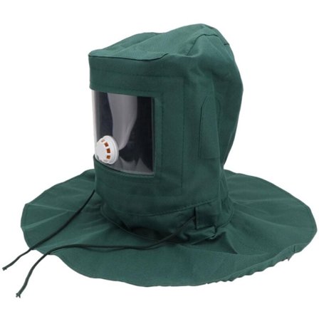 Skyddshjälm Mask Anti-vind Anti-damm för Sandblästring