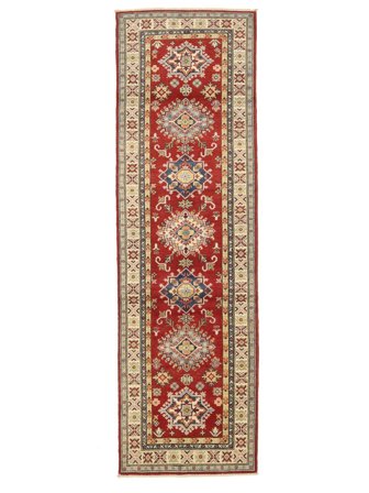 Noué À La Main Kazak Fine Tapis 87X287 De Laine Petit