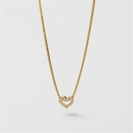 Pavé Heart Necklace