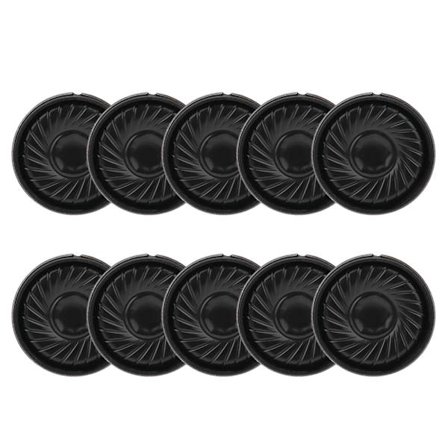 10 st 23 mm 8Ω 1W 94dB Rund Högtalare Horn Audio Högtalare Delar p23-8-1w