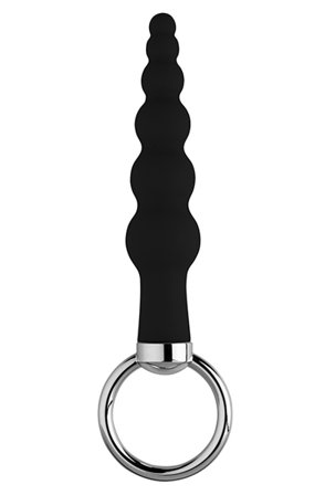 NMC Butt O Butt Plug Black 10 cm Analplugg med dragring - Blushme.se