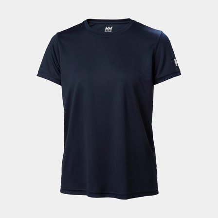UV-tröja kortärmad Helly Hansen Tech T-Shirt 2.0 Navy, dam, X-Small
