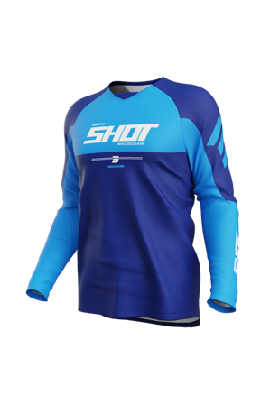 Bluză Motocross Shot Draw albastru XS