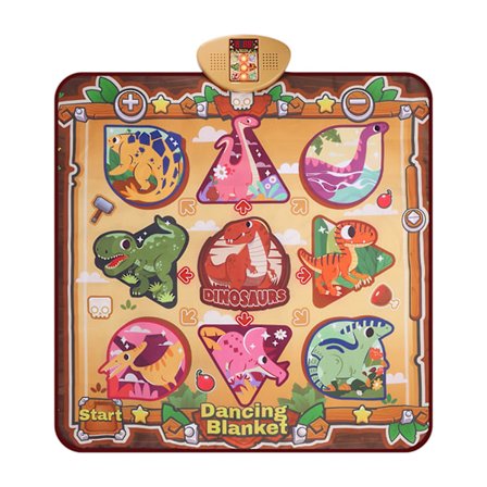 Paras myynti tanssimatto lapsille - 7 pelitilaa, 10 haastetasoa, 10 sisäänrakennettua musiikkia ja LED-valoja