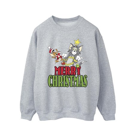 Tom And Jerry Herr Merry Christmas Baubles Sweatshirt XXL Sport