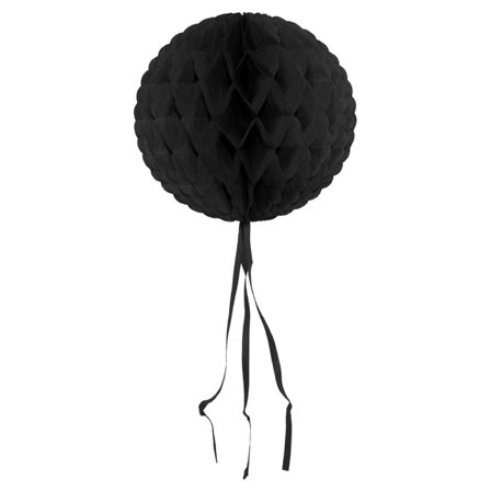 Honeycomb Rund Svart 30cm - Dukning & Dekoration - Halloween Dekoration - Kalaslagret.se