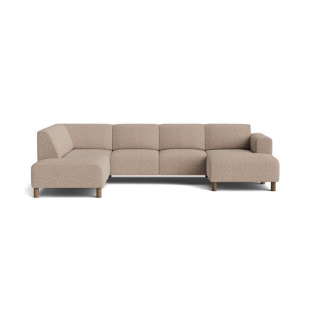 Toledo U-sofa, højrevendt - Puente Greige - 302x205x78 - Sofa, u-sofa