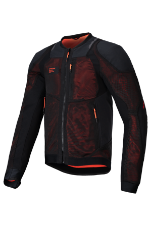 Blouson Moto Alpinestars Troop-Air PRO Noir/Rouge 4XL