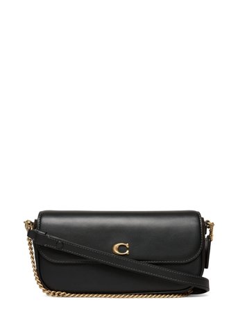 Coach Brook Flap Chain Bag - Black - ONE SIZE