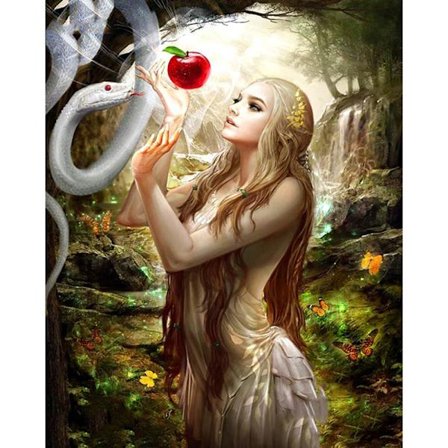 30 x 40 cm, Diamantmaleri Diamantbroderi Maleri Lærred 5d