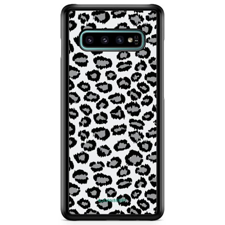 Bjornberry Skal Samsung Galaxy S10 - Grå Leopard