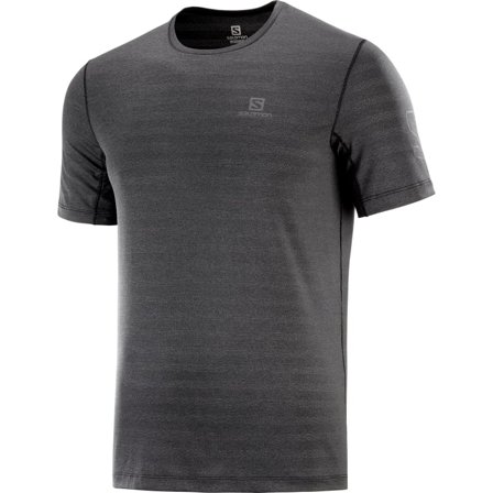 Salomon Men's XA Tee Men Short sleeved fitness sweater Black M