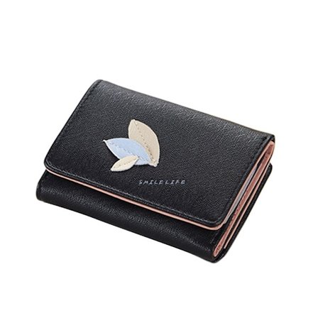 Pieni kukkaro Zero Kukkaro MUSTA