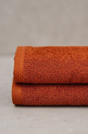 Jotex - Handtuch Mit 2er-pack 30x50 Cm Braun - DARCY - Kaufe Handtücher bei Jotex