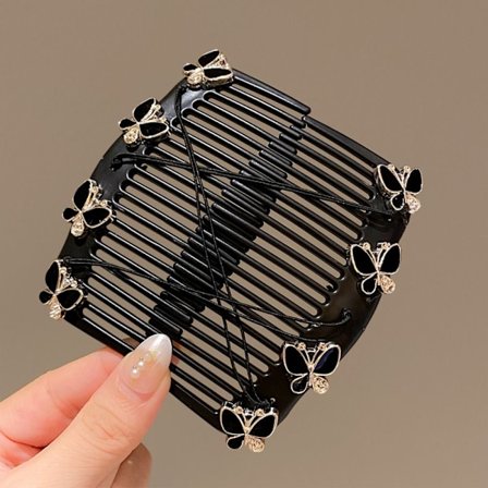 Pearl Stretch -hiuskampa Double Row -hiuskampa 3 3