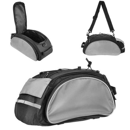 Cykeltaske 13L - Taske til Cykel - Fastgøres på bagagebærer / Rammen