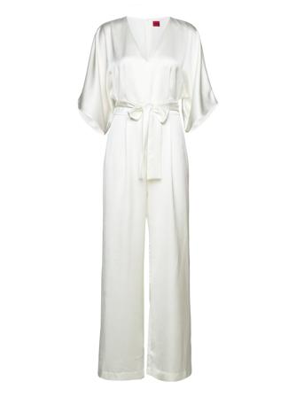 Kalaisa-1 Jumpsuit Hvit HUGO*Betinget Tilbud