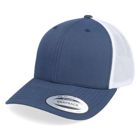 Yupoong - Blau Trucker Cap - Navy/White Trucker @ Hatstore