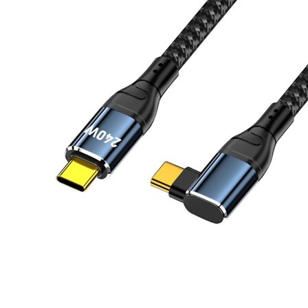 USB-C til Type C-kabel Datalinje SIDEBØJ 1M SIDEBØJ 1M