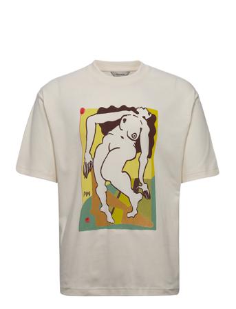 M. Succulent Movement Tee T-shirt Hvid HOLZWEILER