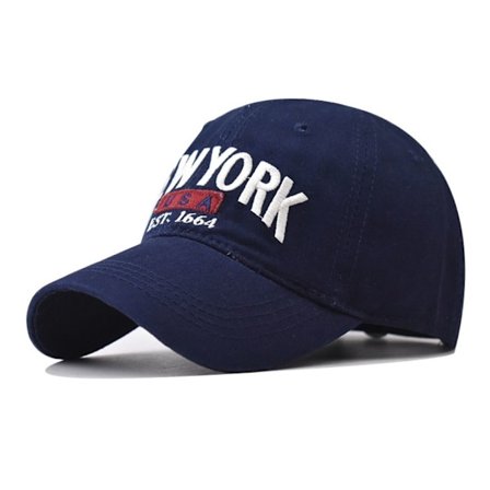 Broderi Baseball Kepsar Bomull Solmössor MARINE