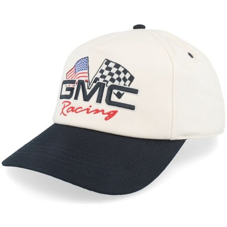 American Needle - White adjustable Caps - Gmc Roscoe Ivory/Black A-Frame Adjustable @ Hatstore