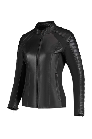 Motorradjacke Rusty Stitches Donna Damen Schwarz 36