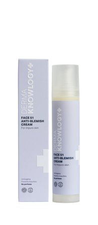 Dermaknowlogy Face 51 Anti-Blemish Cream 50 ml, Skincare, Ansigtspleje, Uren Hud
