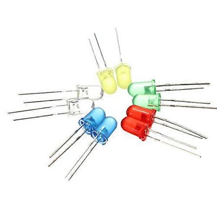 [LCS] 100 st 5 mm emitterande diod Multicolor emitterande diod LED-ljus emitterande diod 5 mm diod