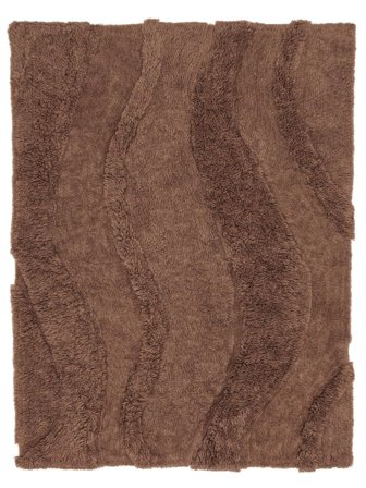 Stray 200X300 Braun Abstrakt Wollteppich