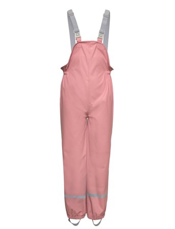 Color Kids Pants Pu - W. Suspender - Pink - 140