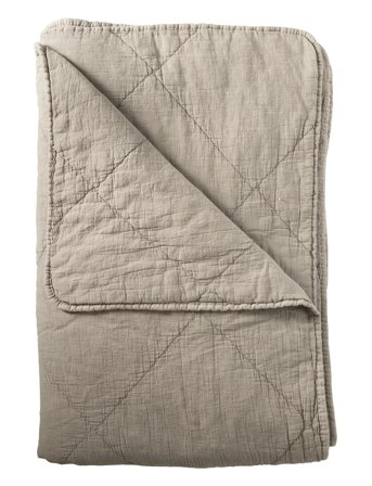 C'est Bon | Sengetæppe, Bomuld M/Hør Fryns | 260X280