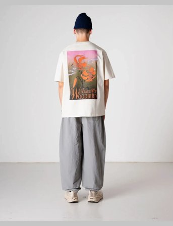 Woodbird Wbbaine Flower Tee - Cream - M