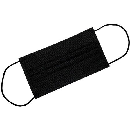 Mascherina Chirurgica Adulto Black 10 Pezzi
