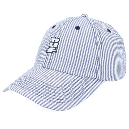 HUF - Blå Keps - Seersucker Megablast 6 Panel Hat Blue Dad Cap @ Hatstore