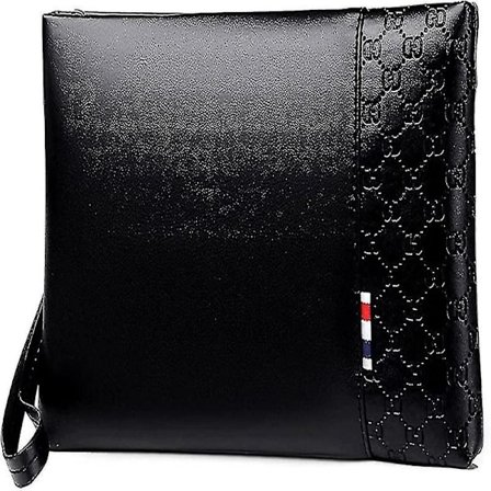 Herre håndledstaske, håndledstaske, PU-læder, stor kapacitet, clutch