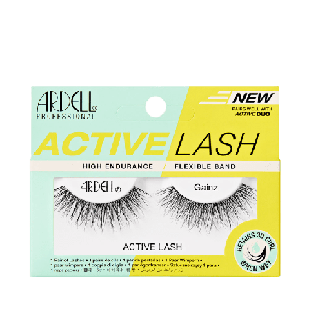 Ardell Active Lashes Gainz Lösögonfransar & färgning Dam Transparant 1 PAIR