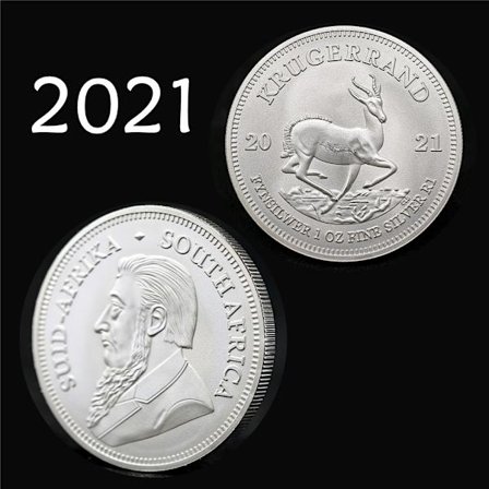 1:1 Minnesmynt, 2021 Kruger Rouge, Sydafrika