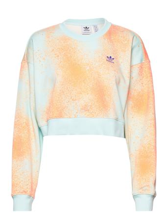 Allover Print Sweatshirt Sweat-shirt Genser Multi/mønstret Adidas Originals