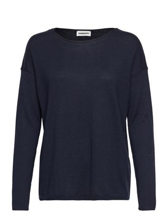 Ladaa Pullover Striktrøje Navy ARMEDANGELS