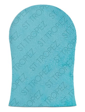 St.Tropez Dual Sided Velvet Luxe Tan Applicator Mitt - Blue - ONE SIZE