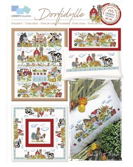 Korsstygnsmönster Bondgård - Lindner's Kreuzstiche