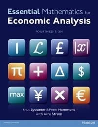 Essential Mathematics for Economic Analysis