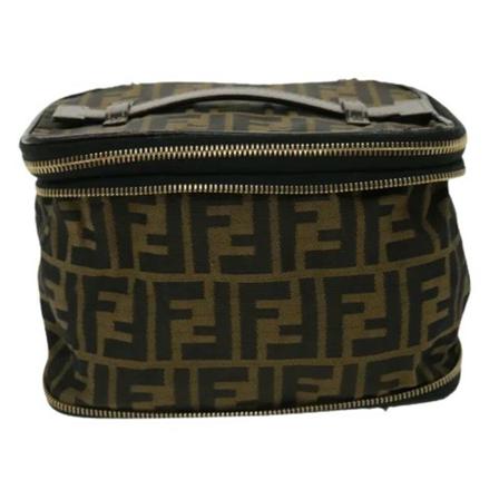 Fendi Vintage, Pre-owned Canvas handbags Bruin, Dames, Maat:ONE Size,leer